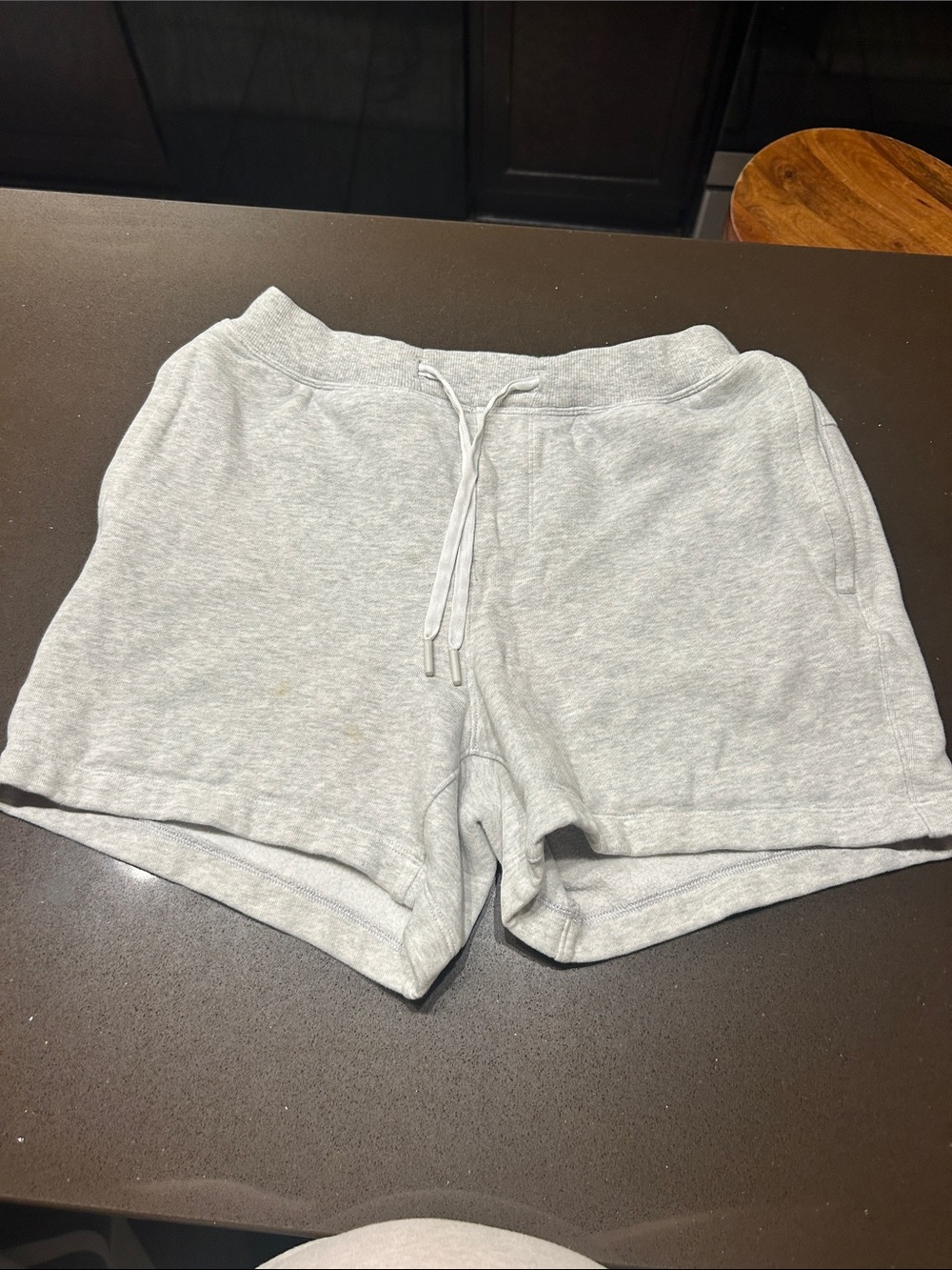 lululemon athletica Light Gray Athletic Lounge Shorts